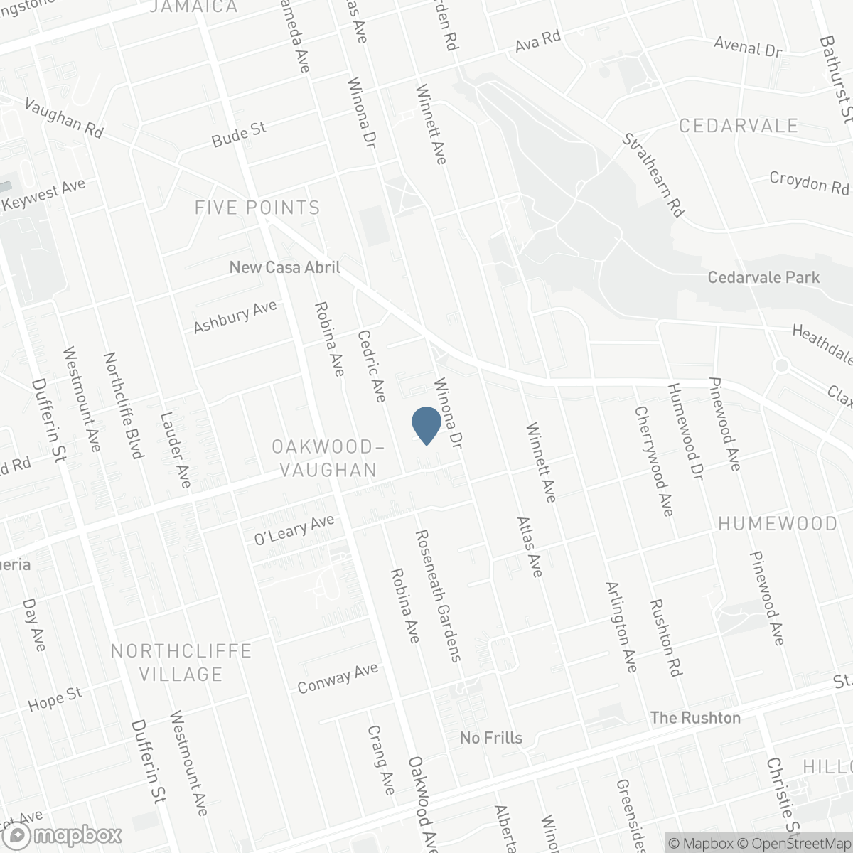2 MULBERRY CRESCENT, Toronto, Ontario M6C 1N5